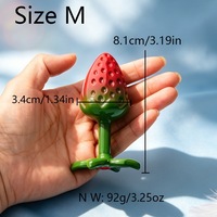 Jouets sexuels pour adultes BDSM, plug anal en métal, diamants, plug anal en forme de fraise pour femmes et hommes