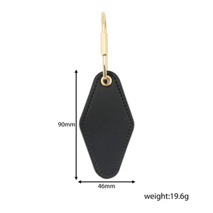 Luxury Diamond Keychain PU Leather <strong>Car</strong> <strong>Key</strong> <strong>Ring</strong> with Hook Anniversary Gift for Men Promotional Gift - Product Image 6