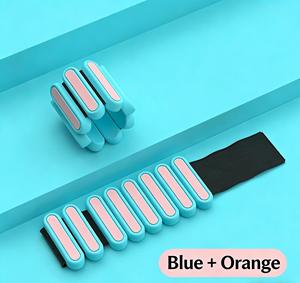 น้ำหนักข้อมือแบบปรับได้ 2 ปอนด์ 4 ปอนด์ สำหรับทุกเพศ ใช้สำหรับออกกำลังกาย ทำจากซิลิโคน สวมใส่ได้ที่ข้อมือและข้อเท้า พร้อมโลโก้สั่งทำได้ - Product Image 5