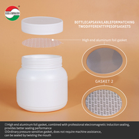Fabricant de flacons en plastique HDPE vides de 850 ml de couleur blanche pour poudre, liquide, médicaments, vitamines, compléments alimentaires, pilules, emballage