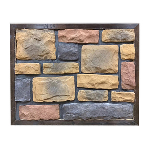 Thiên nhiên cổ điển gờ đá phiến Veneer tường ngoài trời bao gồm trọng lượng nhẹ sản xuất xi măng đá nhân tạo tường - Product Image 6