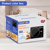 Cuisinière électrique multifonctionnelle en céramique à économie d'énergie Table de cuisson à induction domestique avec réglage de la température