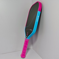 Raket Pickleball Ringan 16mm Inti Busa Karbon Tinggi Aerodinamis Hasil Hot Press untuk Hiburan Anak-anak dan Dewasa