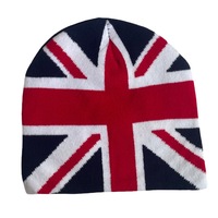 Chine Acrylique Tricoté Surdimensionné Londres Jacquard Bonnet Chapeaux Taille Libre Extensible Hiver Voyage Accessoire Beanise pour Hommes et Femmes
