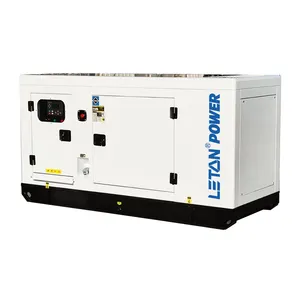LETON power Weichai 220V 40kva 30kw portable diesel electric super silent generator set for cold storage diesel generator power