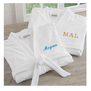 Bademäntel mit Individuellem Logo Spa Bademantel <span class=keywords><strong>Kimono</strong></span> aus 100% Baumwolle Luxus Designer Spa Bademäntel für Spa und <span class=keywords><strong>Massage</strong></span> - Product Image 2