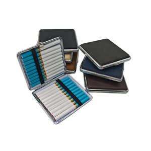 Étui à cigarettes Couleurs assorties Étui à cigarettes en métal PU 20S - Product Image 5