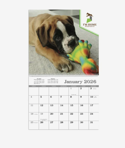 Calendriers personnalisés 2027 à image unique, avec logo personnalisé, cadeau promotionnel, vente en gros, spirale <span class=keywords><strong>de</strong></span> qualité supérieure - Product Image 1