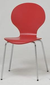 Nordic Bentwood <b>Dining</b> <b>Chair</b> Plywood Curved Back Metal Frame Modern Restaurant <b>Chair</b> - Product Image 5