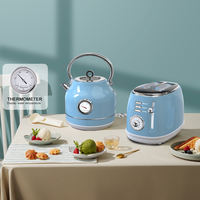 Ensemble bouilloire et rôtissoire électrique, en acier inoxydable, appareil ménager, Design intelligent, petit déjeuner, nouveauté