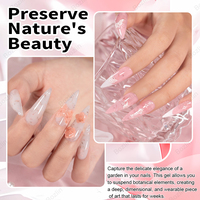 Gel de construction pour ongles BOZLIN HEMA TPO Free, service personnalisé, gel de fleurs séchées, prix de gros, végan, gel de construction pour ongles sans chaleur