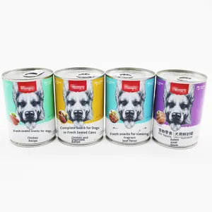 שובבים טריים אטומה יכול עוף בקר בקר בקר מזון רטוב משומר ויטמינים דל שומן ומינרלים לאחזר זהב 375 גרם - Product Image 1