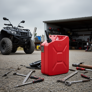 Bidón de Combustible Rojo de 20L con Boquilla para Autos, Motocicletas, UTV, Almacenamiento de Gasolina - Product Image 2