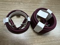 Câble de charge USB C PD 60W, rouge cerise, nylon tressé, connecteur en alliage d'aluminium, chargeur rapide, cordon d'alimentation pour téléphone portable