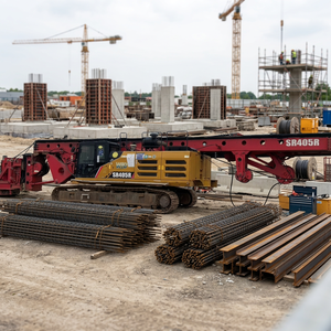 SANY SR285R W10 SR405R W10 SR235R c10 sany SR155R SR185 SR235R SR285R SR360R SR405R Système de câble métallique tirer vers le bas treuils d'occasion - Product Image 3