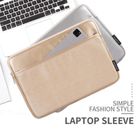 Étui pour ordinateur portable anti-collision or et argent, sac pour ordinateur portable fin de haute qualité, housse pour ordinateur portable imperméable pour Macbook Air/Pro