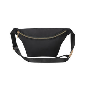 Sac banane unisexe classique en nylon OEM/ODM, forme carrée, fermeture éclair, étanche, pour voyage et usage quotidien en extérieur, 28x7x18 cm - Product Image 1