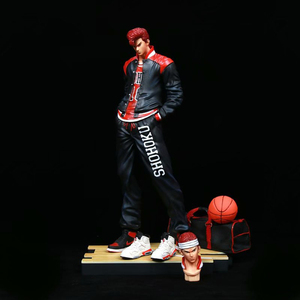 ของเล่นเรซิน PVC แบบปรับแต่งได้2025 OEM หุ่นอะนิเมะแบบสแลมดังค์หัวแดงฮานามิจิซาคุรากิ - Product Image 6