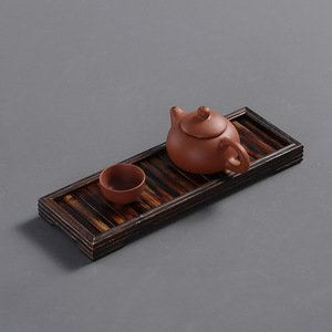 Nouveau Plateau Rectangulaire Rétro en Bambou 2020, Support à Tasses, Plateau de Séchage, Plateau de Service à Thé, Support pour Théière, Résistant à la Chaleur - Product Image 2