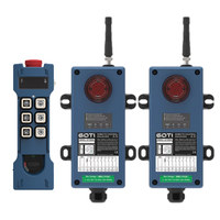 Télécommande pour grue industrielle, DC18-65V AC65-440V, vitesse unique, portée 100m, émetteur GT-RS08 433-450mhz