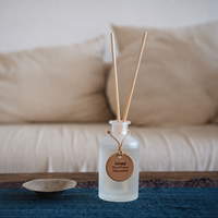 Diffuseur de parfum écologique en verre givré, parfum thé, pour la maison et le spa