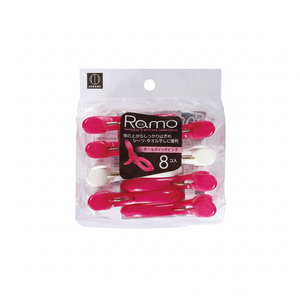 RAMO 8 pezzi Pink/White Pole Catch clip per bucato eleganti spille per organizzare il tuo abbigliamento - Product Image 1