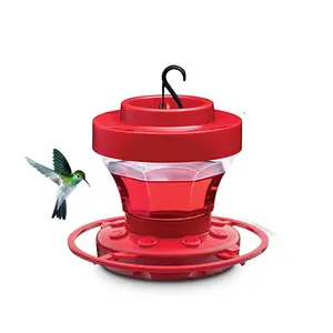 2023 venta al por mayor mejor alimentador de agua de colibrí de plástico para comederos de colibrí al aire libre