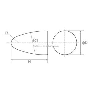 Tête de meulage rotative non coupée de type F pour le façonnage personnalisé des pièces solides - Product Image 2
