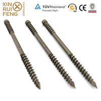 Vis à bois cachées XINRUIFENG FASTENER à double filetage, pointe étoilée TORX 15, pour tête de cylindre, bois structurel