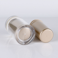 Vente en gros de flacons vides transparents pour produits de santé, flacons à capsules, flacons personnalisés en acrylique pour produits de santé, flacons avec pompe pulvérisatrice