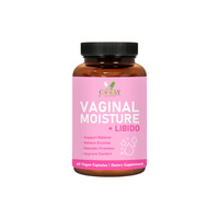 Capsules de stimulation de la libido et de la santé vaginale en marque privée pour femmes, complément à base d'extrait d'ashwagandha et de safran, soutien à l'équilibre hormonal