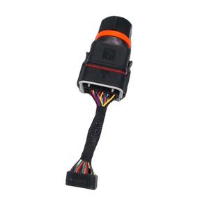 כבל רשת תקשורת לממיר HD PV עם 20 פינים, 2 מחברי RJ45 להתקנה על פאנל, מחבר <span class=keywords><strong>WiFi</strong></span> COM, 5A, עמיד למים בתקן IP68, זכר/נקבה - Product Image 3