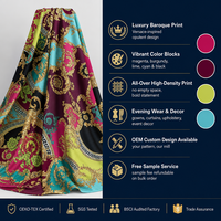 Tissu en Chiffon 75D 100% Polyester de Haute Qualité, Anti-Statique, Résistant aux Déchirures, Séchage Rapide, Imprimé Numérique pour Vêtements Cheongsam pour Filles