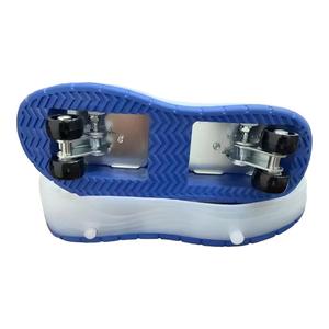 Semelle de patin à roulettes à 4 roues pour enfants, prix usine Kezhi, absorption des chocs, antidérapante, pour chaussures de sport d'extérieur - Product Image 1