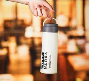 Vente en gros 377ml tasse d'eau potable portable en plein air pour les voyages d'affaires <span class=keywords><strong>bouteille</strong></span> d'eau en verre créative résistante à la chaleur avec logo personnalisé - Product Image 3