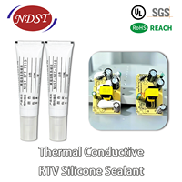 Scellant adhésif thermique antichoc en silicone liquide NDST pour l'électronique semi-conductrice