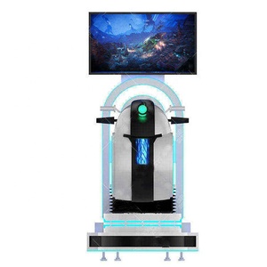 เครื่องเกมมอเตอร์ไซค์เสมือนจริง 9D สำหรับแข่งรถ ทำจากไฟเบอร์กลาส สำหรับใช้ในร่มในสวนสนุกเชิงพาณิชย์ - Product Image 3