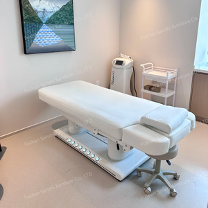 Giường điện làm đẹp cao cấp 4 động cơ, giường massage chuyên dụng cho salon làm đẹp, giường nối mi có đèn - Product Image 3