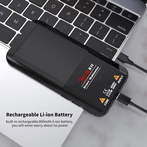 มัลติมิเตอร์อัจฉริยะ 9999 ค่าการวัด ชาร์จซ้ำได้ NCV หน้าจอ LCD 3.5 นิ้ว ระดับ CAT III 20A พร้อมไฟแสดงสถานะแบตเตอรี่ต่ำ สำหรับซ่อมไฟฟ้า ขายส่ง OEM - Product Image 3