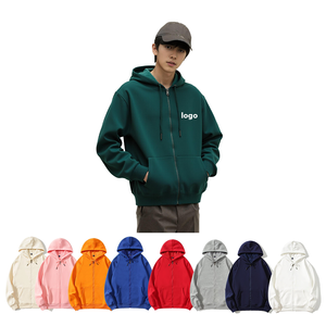 Sweat à capuche Arctic <span class=keywords><strong>Expedition</strong></span> pour homme 500GSM Silver Fox Fleece Heavyweight Zip Parka Brodé Design Solid Lined Washed Hooded - Product Image 1