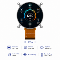 Módulo LCD TFT IPS de 3.4 Pulgadas 800*800 con Retroiluminación LED, Pantalla Circular MIPI de 1000 cd/m², -30~85°C, Montaje Integrado