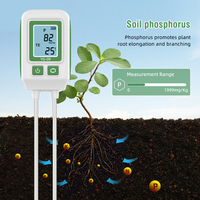 Nouveau kit de testeur de sol numérique, détecteur de NPK et de température du sol, outil d'analyse du sol pour jardins, vergers et plantes en pot