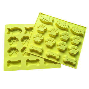 قوالب سيليكون قابلة لإعادة الاستخدام لتزيين الحلوى والبسكويت والكعك، مناسبة للخبز والتجميد، على شكل كلب - Product Image 2