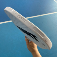 Raquette de pickleball HART PADDOPRO XII en fibre de carbone pressée à chaud, sans bordure, rectangulaire de 16 pouces avec coins arrondis, professionnelle, approuvée par l'USAPA