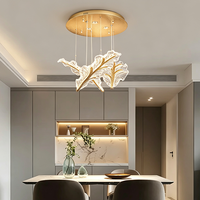 Lustre en verre soufflé à la main en forme d'escalier en spirale, luminaire suspendu pour plafond haut, idéal pour villa, duplex, hall