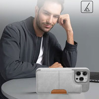 Étui de téléphone en cuir PU de luxe ODM OEM avec support, fentes pour cartes, portefeuille rabattable, étanche, magnétique et antichoc pour 17 16 Pro Max