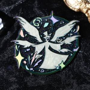 Pabrik Pin Enamel Keras Logam Tanpa Minimum Pemesanan, Pin Enamel Glitter Kustom - Product Image 4