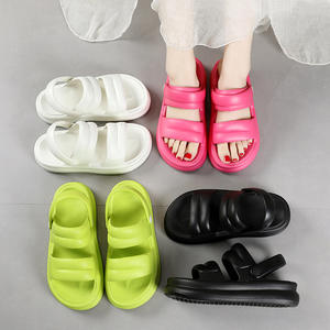 Kadın rahat kadın ayakkabısı Platform tabanı ile ev terlikleri ev açık plaj kıyafeti yaz serness - Product Image 1