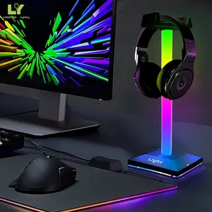 12V RGB 48 앱 음성 제어 미니 USB Led RGB 바닥 분위기 RGB 책상 램프 라이트 충전식