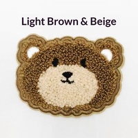 DIY Cartoon Schattig Konijn Handdoek Geborduurde Dieren Stoffen Stickers Grote Geborduurde Patch Stickers
